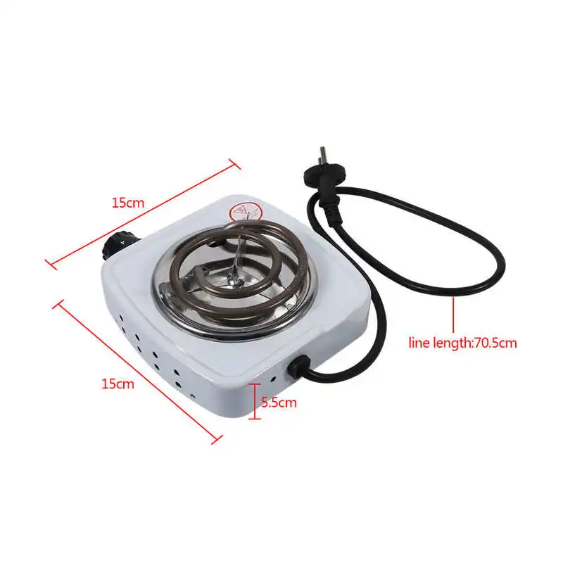220V 500W Burner Electric Stove Hot Plate Home Kitchen Cooker Coffee Heater Hotplate EU Heater Plate 2