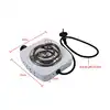 220V 500W Burner Electric Stove Hot Plate Home Kitchen Cooker Coffee Heater Hotplate EU Heater Plate 2