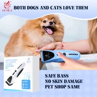 Fenice Dog Hair Clipper Electric Low Noise Machine Pet Grooming Rechargeable Trimmer Shaver Set 6