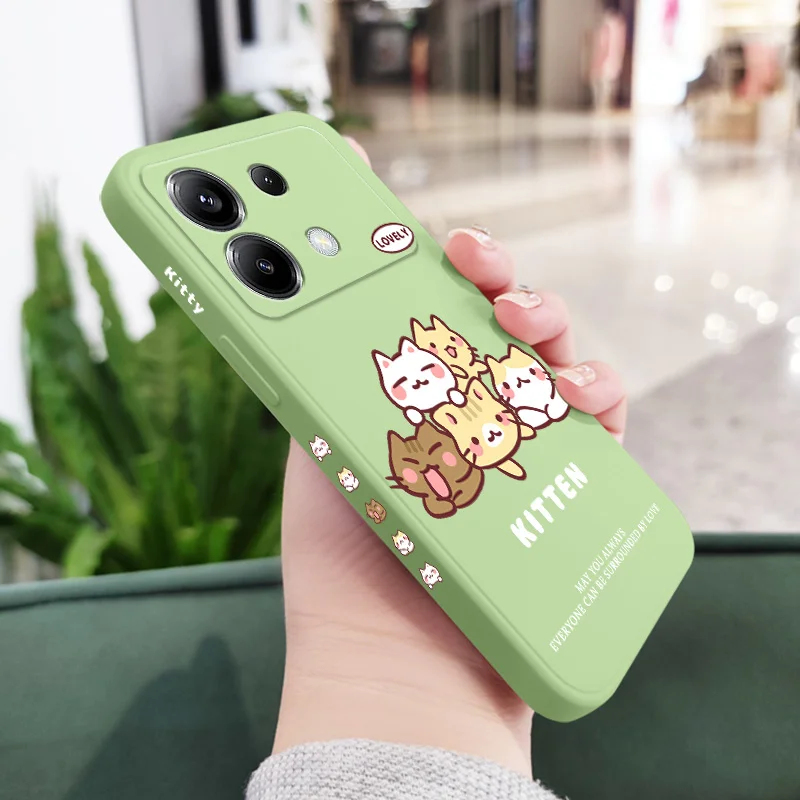 Adorable Soft Cat Silicone Phone Case Cover