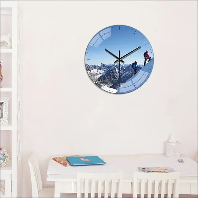 Personalized Wall Clock Quiet Quartz Home Clock Custom Photos Wedding Corporate LOGO Baby Art Photos Family Portraits FASHION 4