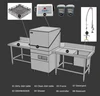 380V Commercial Stainless Steel Kitchen Hotel Restaurant Clean Dirty Electric Uncovery Automatic Dishwasher Equipment 3