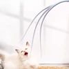 Cat Interactive Toy Simulated Mouse Tail Cat Teaser Toy Funny Silicone Mouse Long Tail Stick Cat Toy Indoor Kitten Teaser Stick 6