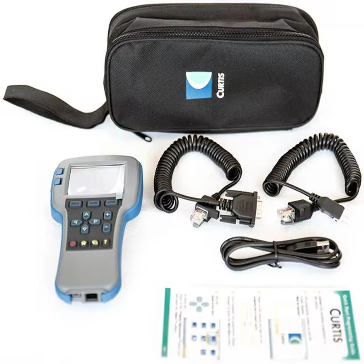 

Manufacturer Curtis Power handheld OEM programmer with connector cable and USB cable 1313k-4331