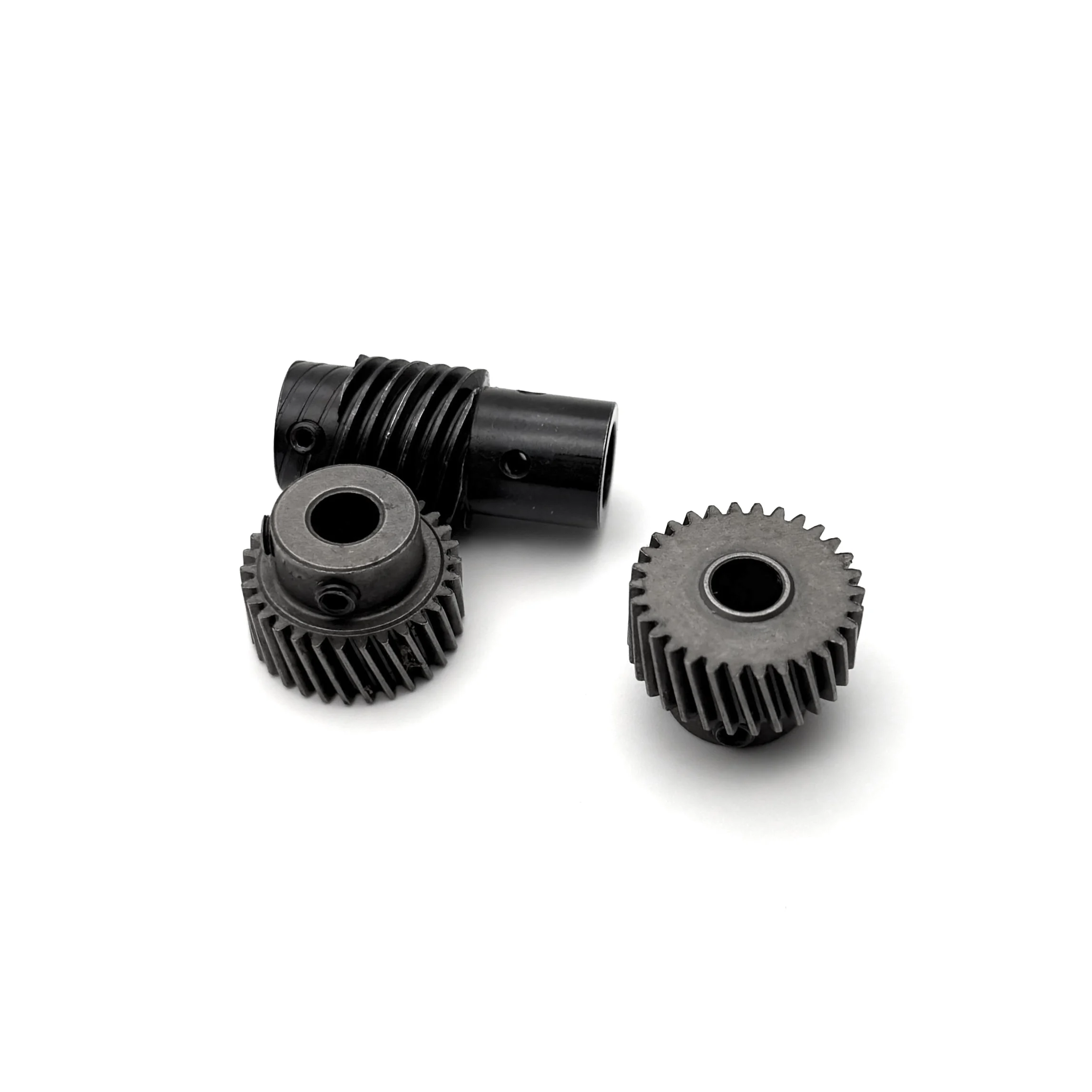Metal Turbine Worm Reducer Gear 0.6M 1:5 30T 90 Degree Right Angle Transmission Parts