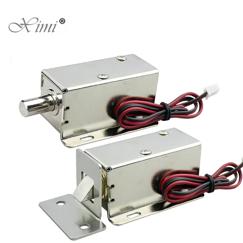 

DC12V 0.8A Mini Waterproof Electromagnetic Lock DC 12V Electric Bolt Lock Small Electric Control Cabinet Door Lock