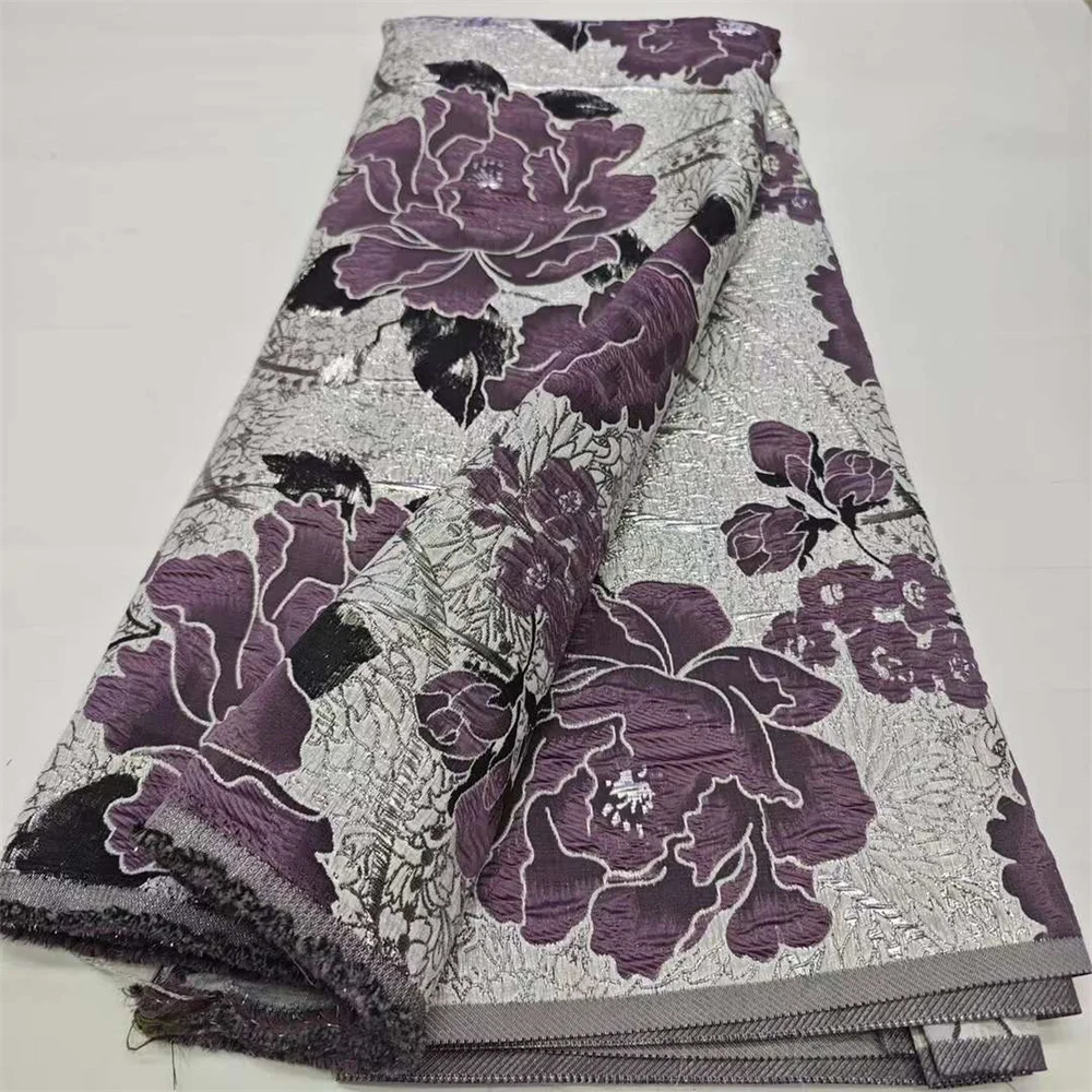 

Новейшая африканская кружевная ткань 2024, Высококачественная жаккардовая кружевная ткань высокого качества, французская нигерийская Женская жаккардовая кружевная ткань для платьев