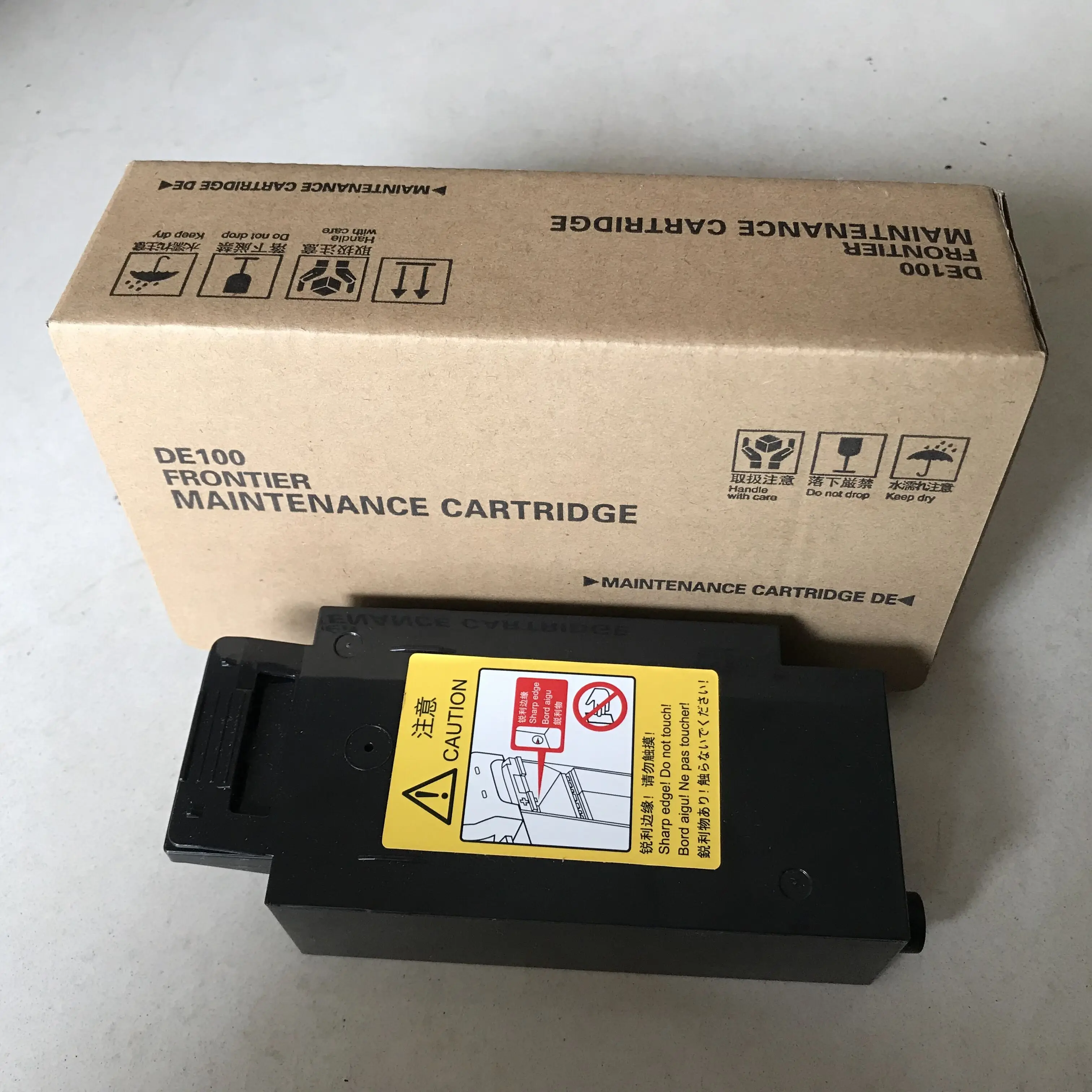 Cartucho de Manutenção Resettable Compatível para Fuji Frontier De100 Drylab Manutenção Novo Tanque de Tinta Waste - Imagem 3