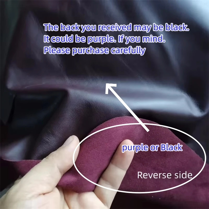 딥 데이트 레드 양가죽 가죽, 0.5mm 진짜 가죽 원단, 첫 번째 피부 레이어 수제 DIY 가죽 스커트 가죽 장갑