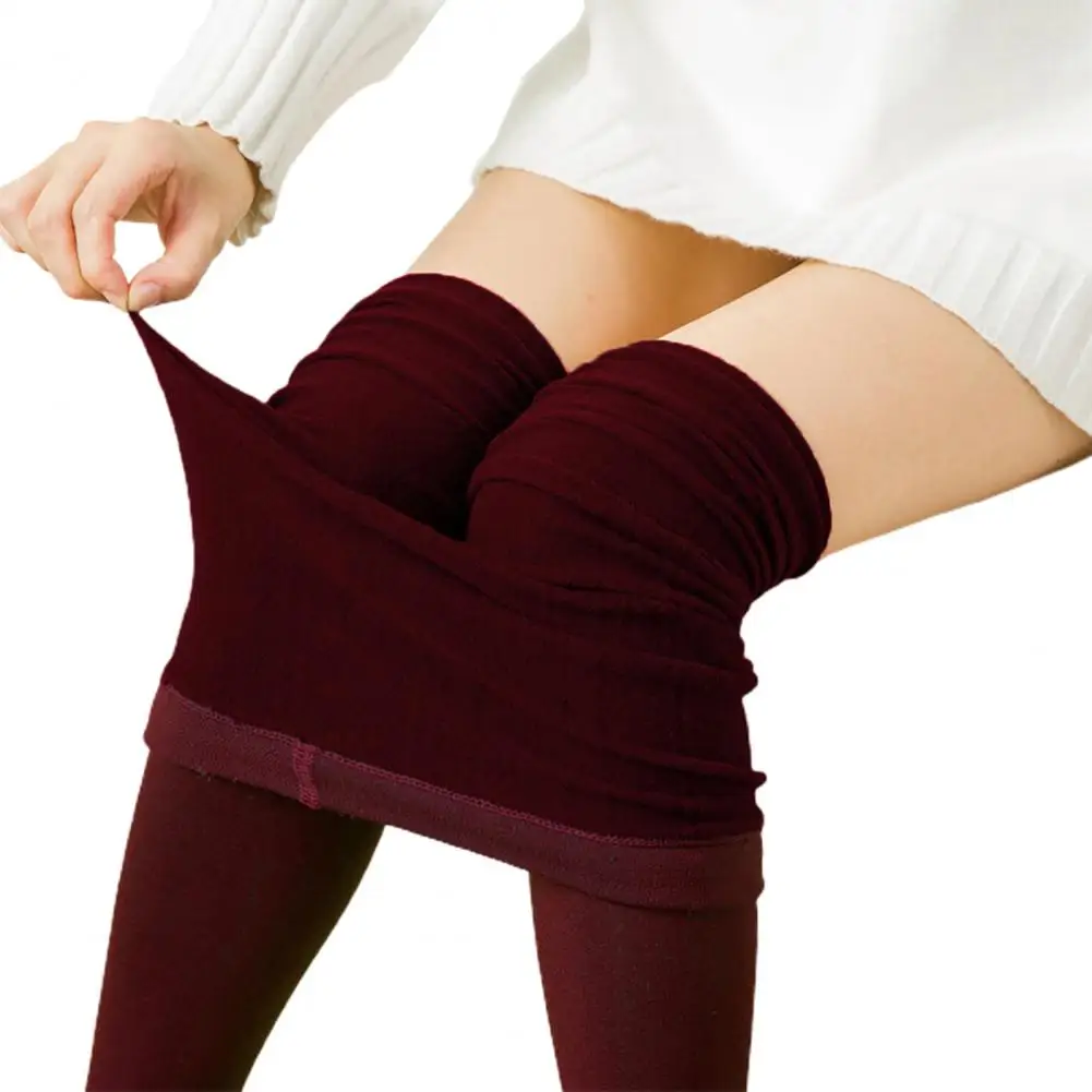 100g Women Thermal Pants Winter Warm Leggings Polar Pantyhose Sock Lined  Pants Velvet Tights Skin Effect High Waist Wool Legging at Rs 794