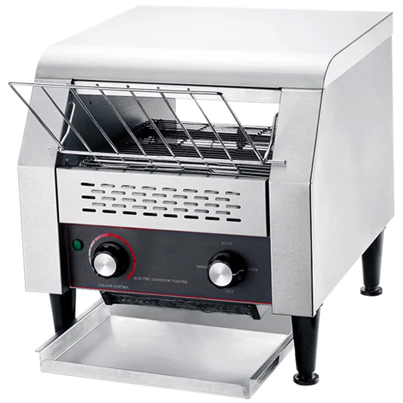 

220V 1.34KW Commercial chain type of toaster oven TDL-150 vertical bread furnace toaster food processing equipment 1PC