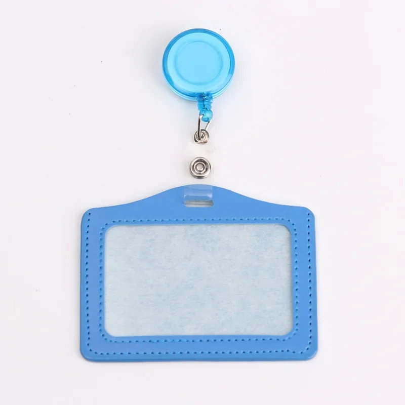 Nurse Work Card Holders Solid Color Simple Card Holder with Retractable Badge Reel Useful Holder Hospital Supplies badge holder retractable badge reel retractable id lanyard retractable id tag