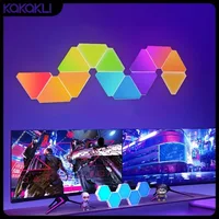 Tuya Smart RGB Quantum Light Bedroom Bedside DIY Decor LED Wall Lamp APP Sound Pickup TV Game Room Music Rhythm Atmosphere Light 1