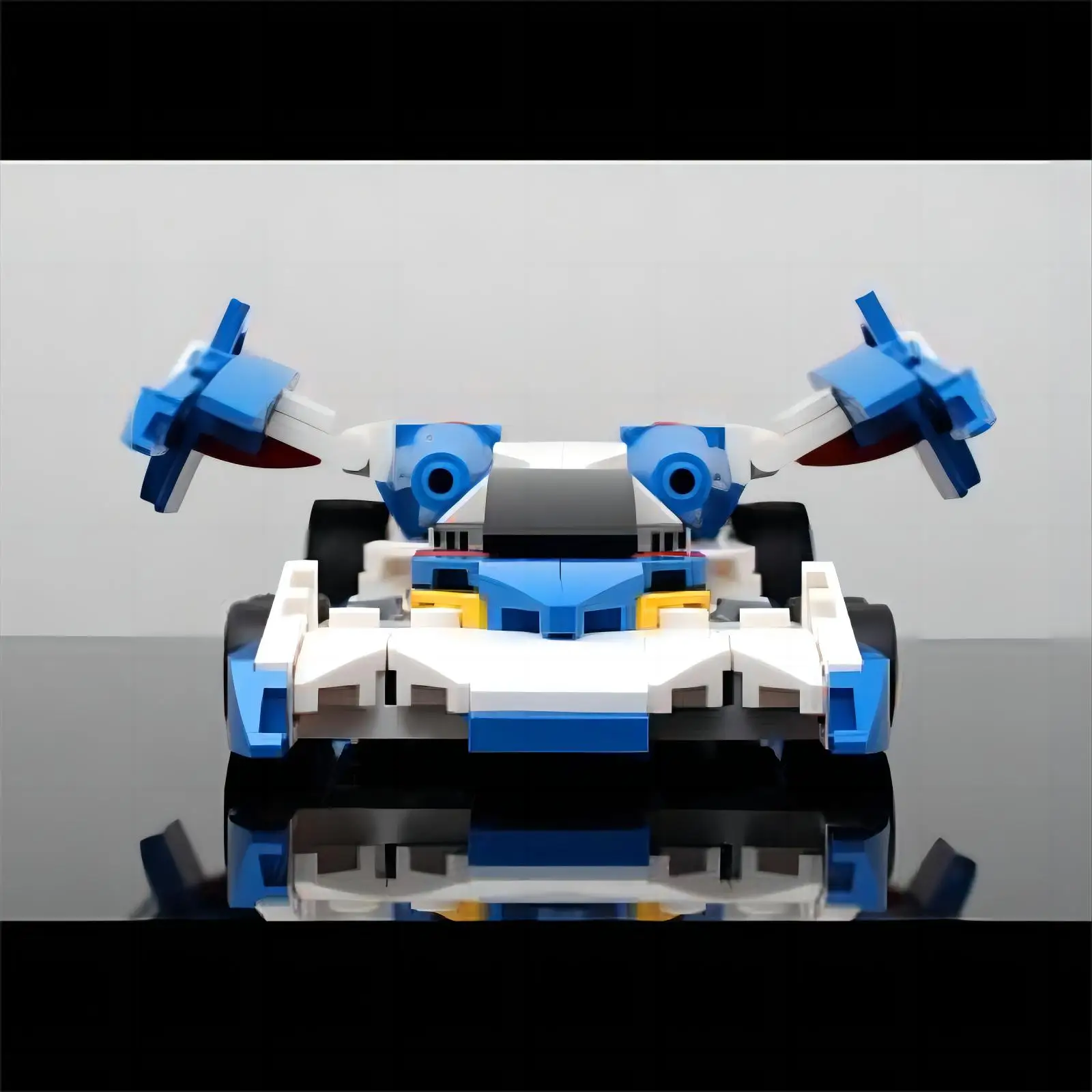 창의적인 도시 차량 블록 MOC 포뮬러 슈퍼 레이싱 아수라다 GSX 모델 DIY 어린이 퍼즐 조립 장난감 생일 선물
