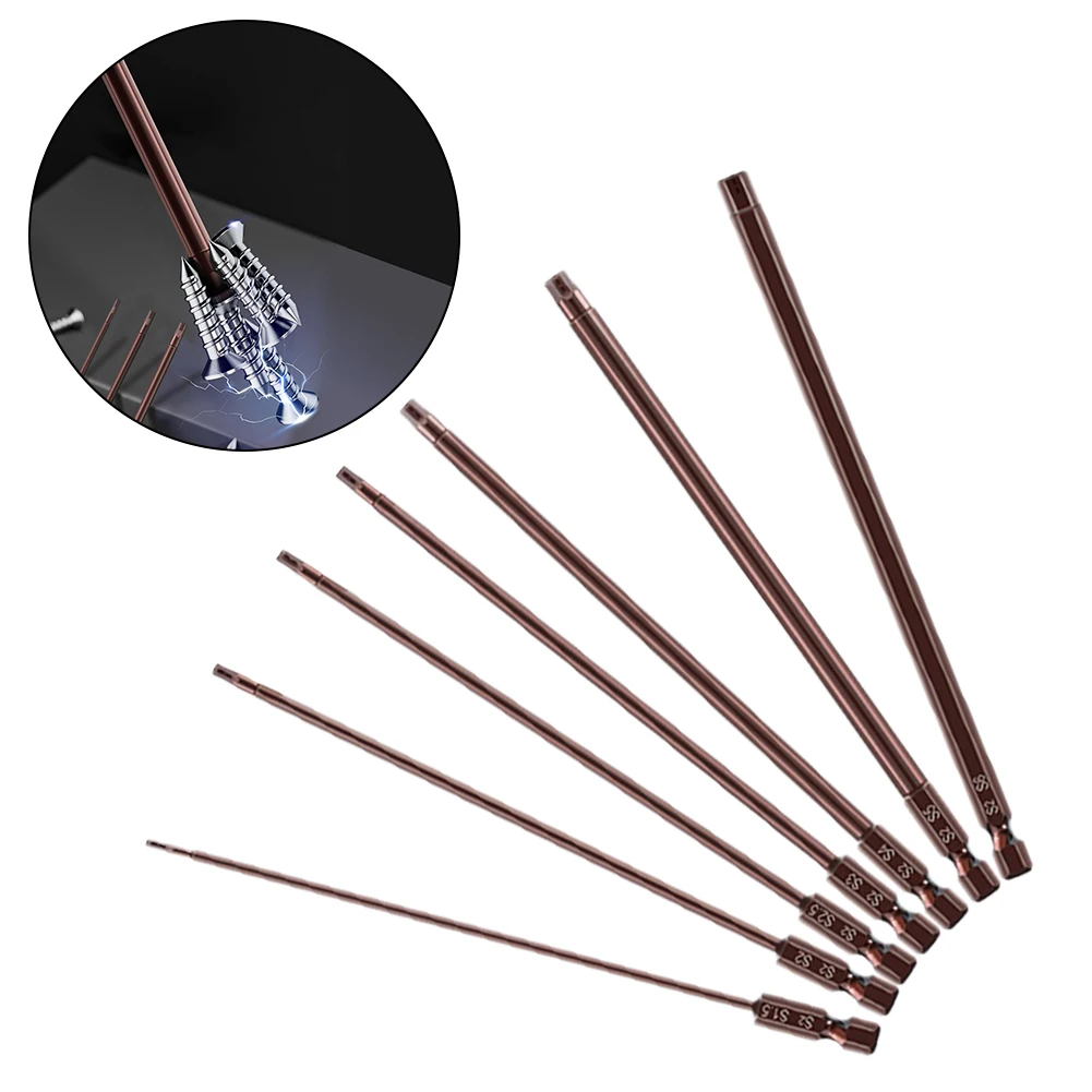 1pc 150mm Hex Schraubendreher-bits Legierung Stahl Magnetische Sechskant-schraubendreher-bits Schraubendreher Schlüssel Bohrer Bits Power Tool – Detail 3