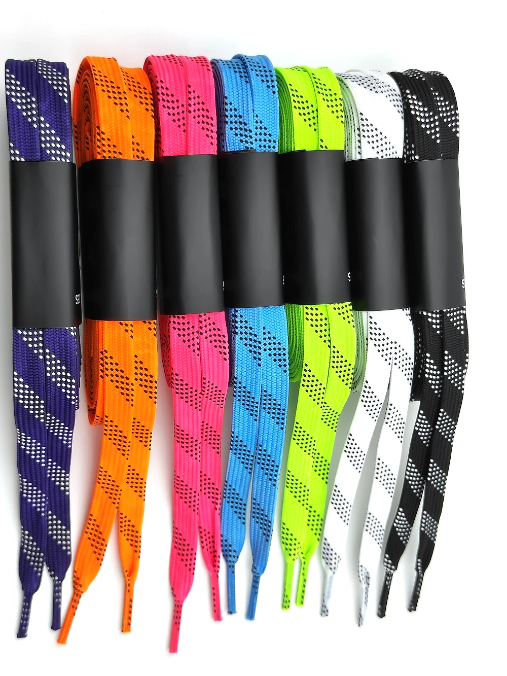Waxed Skate Laces 84-120in Dual Layer Braid Design Suit For Ice Hockey Skate Hockey Shoe Lace Accessories hockey skate laces