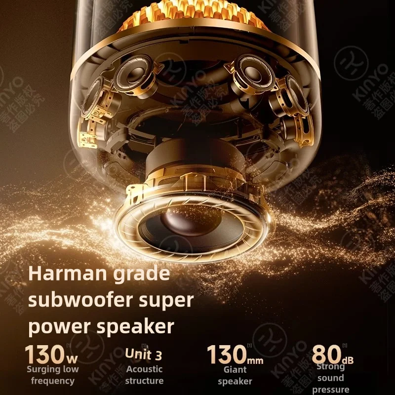 Kinglucky Q38-1 120W Bluetooth Speaker 9D Surround Sound