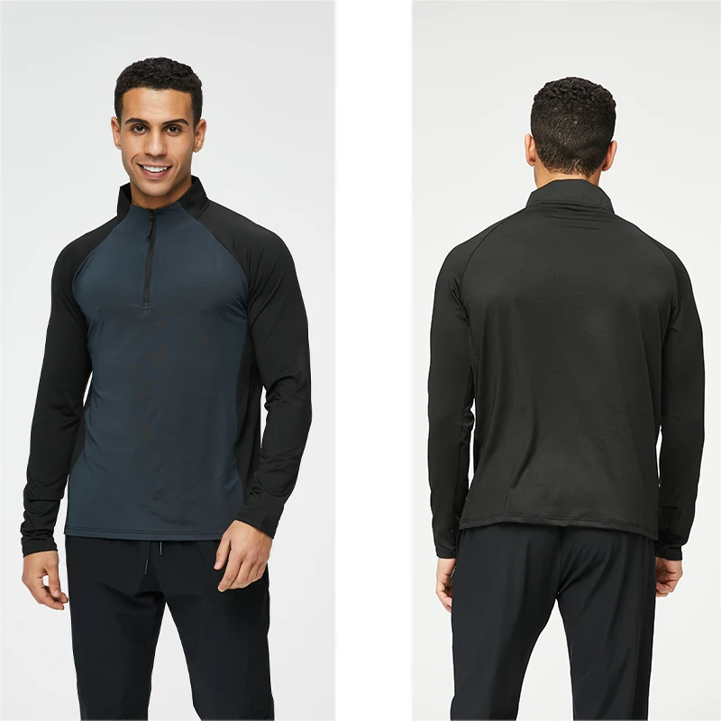 Spandex oversized Casual sweatshirt print polyester Round neck men Running sweatshirt 805