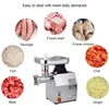 900W22# Stainless Steel Industrial Sausage Meat Grinder Chopper Beef Mincer Commercial Professional Meat Grinder Machine 5