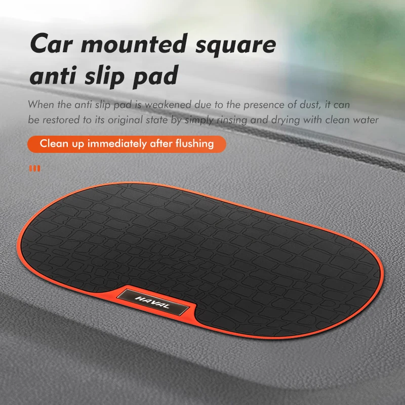 PVC Car Styling Anti-Slip Mat Silicone Dashboard Non-Slip Pad For Haval Jolion F7 H6 H1 H2 H3 H4 H5 H7 H8 H9 M4 M6 F5 F9 F7X