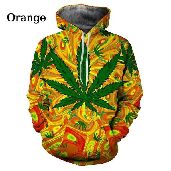 

Hip Hop New Fashion Green Leaf 3D Printed Hoodie Men's/Women's Print Sweatshirt Funny Hoodies