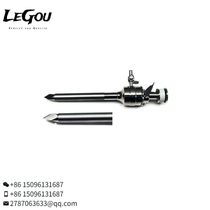 

Medical reusable trocar laparoscopic trocars 5.5/10.5mm with multifunctional valve