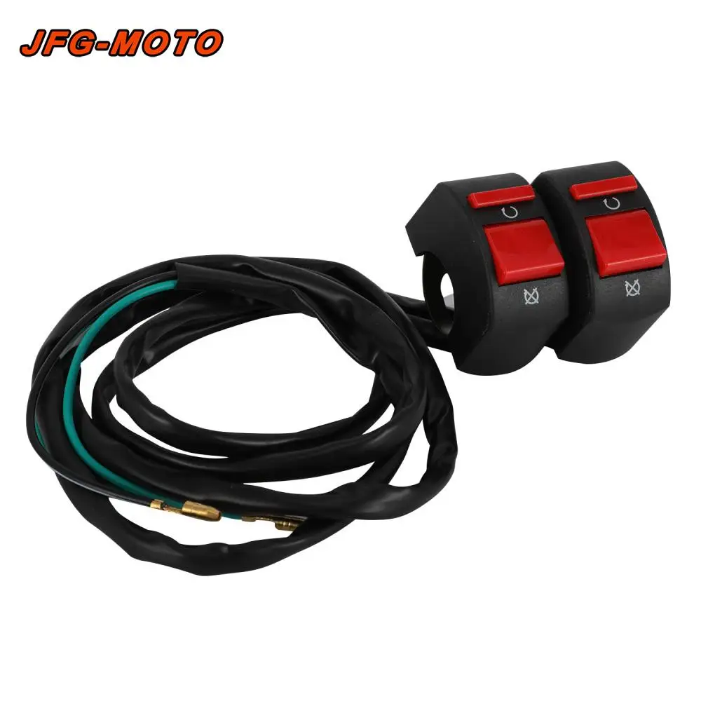 헤드라이트 혼 킬 스위치 회로 차단기 오토바이 액세서리 49 50 70 80 90 110 125 150cc 더트 핏 바이크 ATV용
