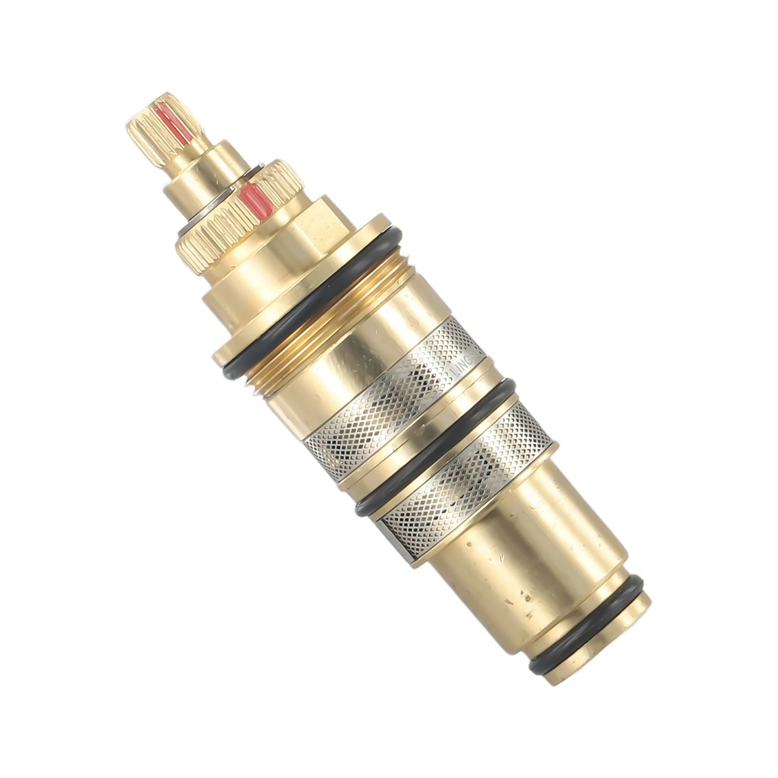1PCS Brass Thermostatic Cartridge Temperature Control Valve Shower Bar Mixing Bathroom Accessories for Home Renovation electric solenoid valve
