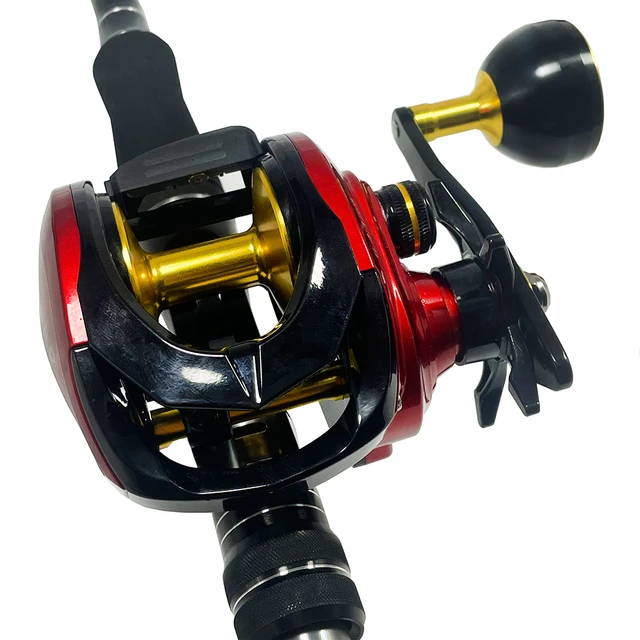 Big Game Baitcasting Reels 33LB Max Drag Fishing Reel Long Cast