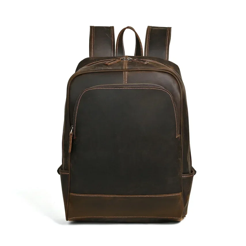 

Fashion Leather Large-capacity Men's Bags Backpack Genuine Leather Men's Backpack Large Travel Bags Outdoor School Backpacks