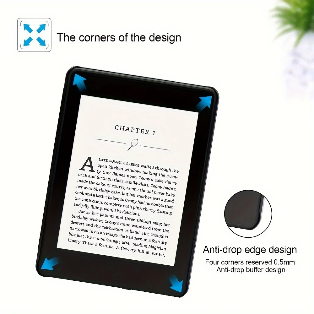 Premium Leather Smart Protective Case with Auto Wake/Sleep