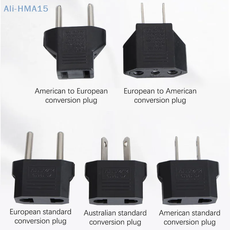 5 PCS Travel Electrical Socket EU To US Power Adapter American European Australia US AU EU Euro AC Plug Converter Outlet Socket 2