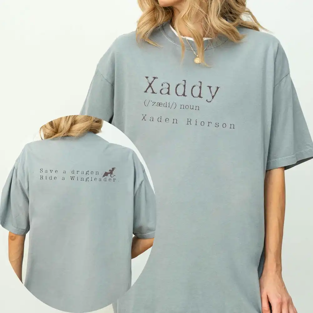 Retro Xaden Riorson Xaden Fourth Wing Shirt Rebecca Yarros Apparel Unisex Tee Cotton Shirt Fantasy Apparel Y2K Top Streetwear 6