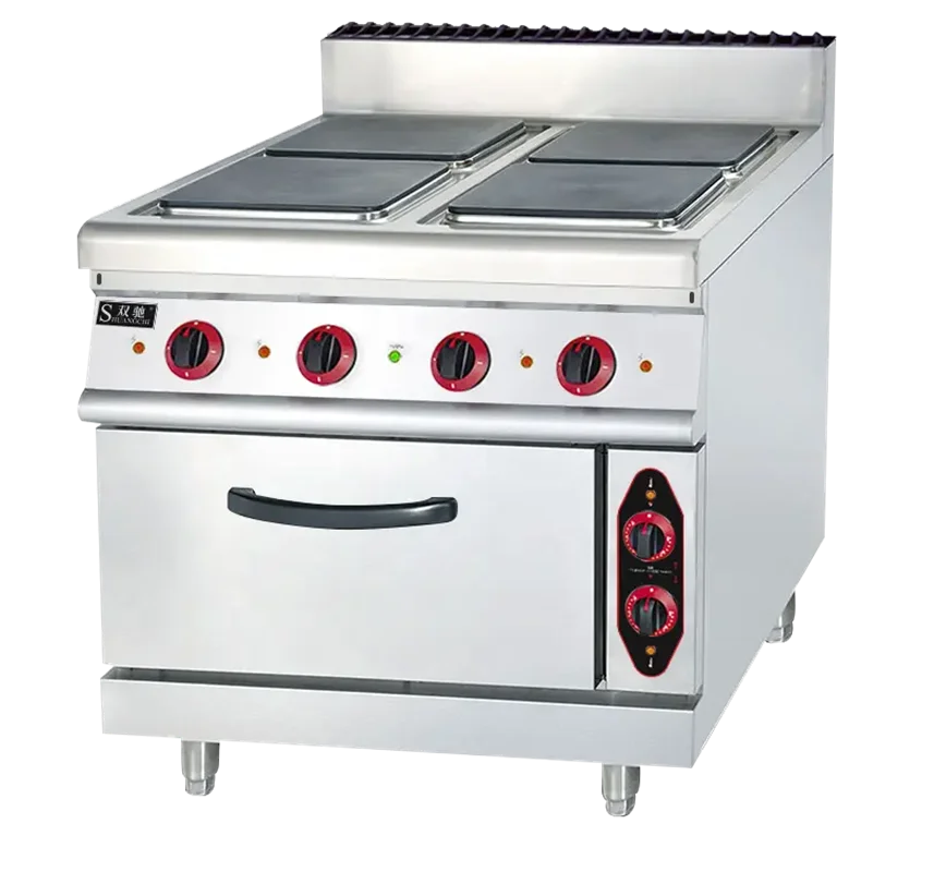 

New OEM Design Free Standing Commercial Kitchen Electric Range Stove Cooker With Oven Grill 900 Series 4-Hot Plate Cooker