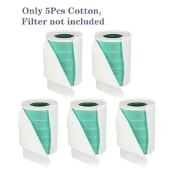 Advanced Air Purifier Filter with H13 Carbon HEPA & Anti - Bacterial Formaldehyde Protection (Only Cotton 5Pcs)