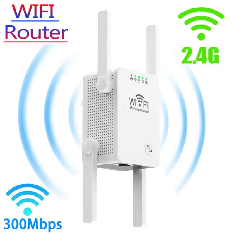 Amplificatore Di Segnale Wireless -Fi 300Mbps Ripetitore Di Segnale Wifi Extender Router Access Point Ripetitore Wifi 2.4G Router Wifi 802.11N