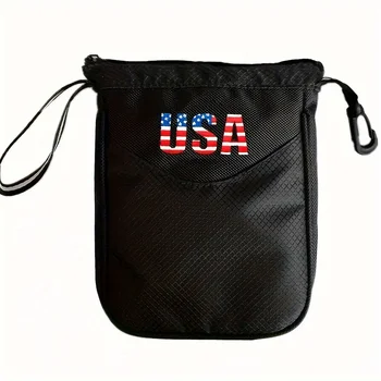 Golf Pouch Bag Ball Holder Valuable for Men Women Hook to Attach Bag Lightweight Portable Accessories 1