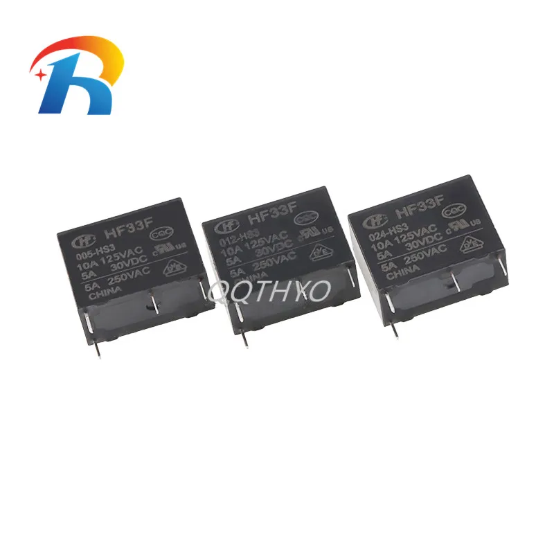 jzc 32f 012 hs 005 024 hs3 33f 012 zs3 hf32f g Free Shipping 100Pcs HF33F Power Relay JZC-33F HF33F 5V 12V 24V HS3 HF33F-005-HS3 HF33F-012-HS3 HF33F-024-HS3 4Pin 5A 250V relay