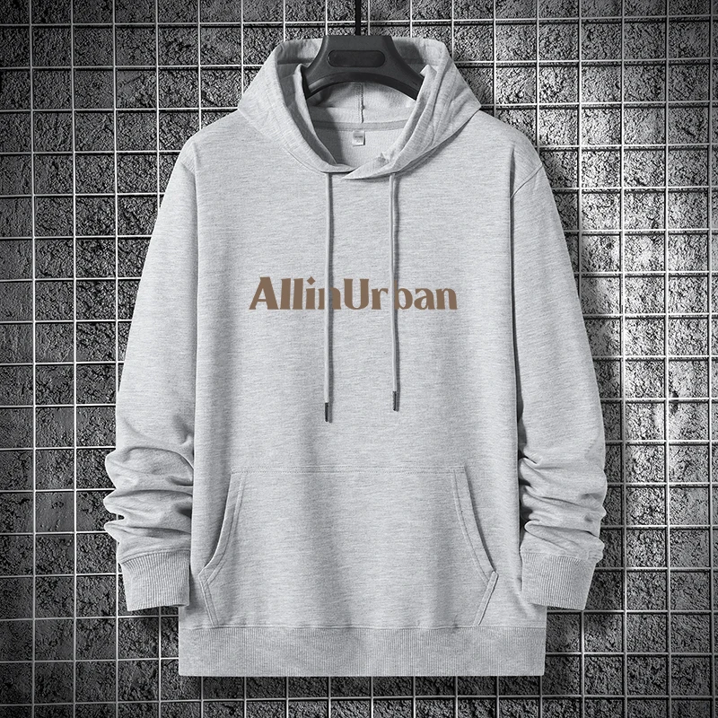 CUMUKKIYP Trendy Men's Loose Hooded Sweatshirt - Autumn/Winter 2023 Casual Top