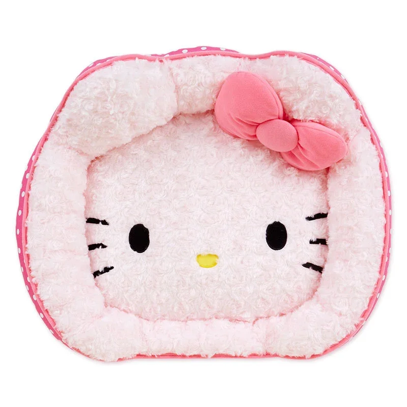 Hello Kitty And Friends Pet Bolster Bed (Medium) - Soft Velboa With Hello Kitty Design, Removable Machine Washable Insert, Officially Licensed - View #8
