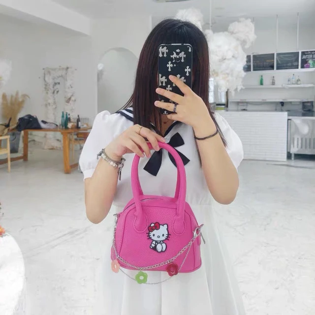 Sanrio Hello Kitty Bags New Mini Luxury Designer Handbags For Women Y2k  Fashion Messenger Bag Shoulder Bag Female Cute Bags Tote - AliExpress