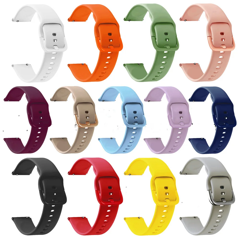 Sport Silicone 18mm Watch Strap Replacement Wristband