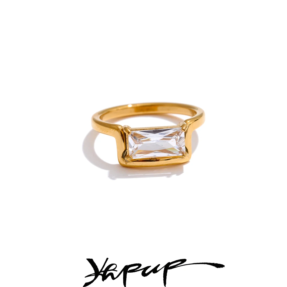 Yhpup Water Resistant Stainless Steel Ring
