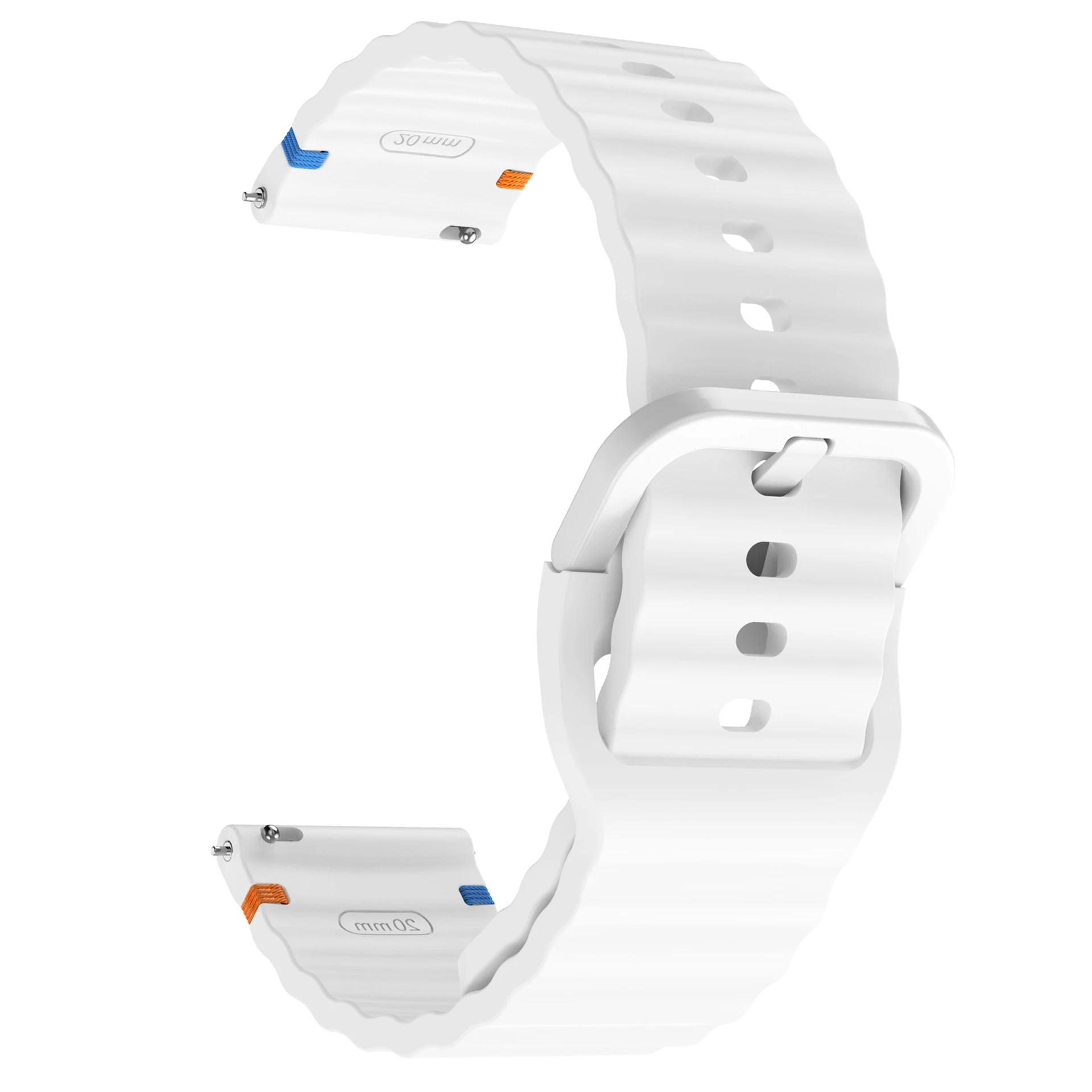 Silicone Sports Watch Strap - 20/22mm, Universal Fit