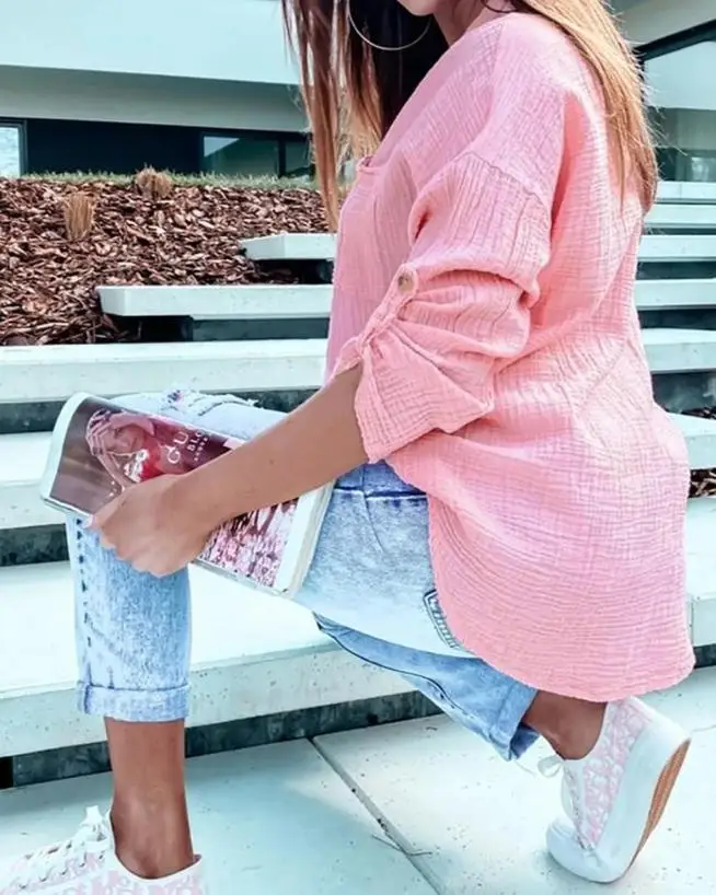 Рисунок 2 - Женская рубашка Топ весна-осень