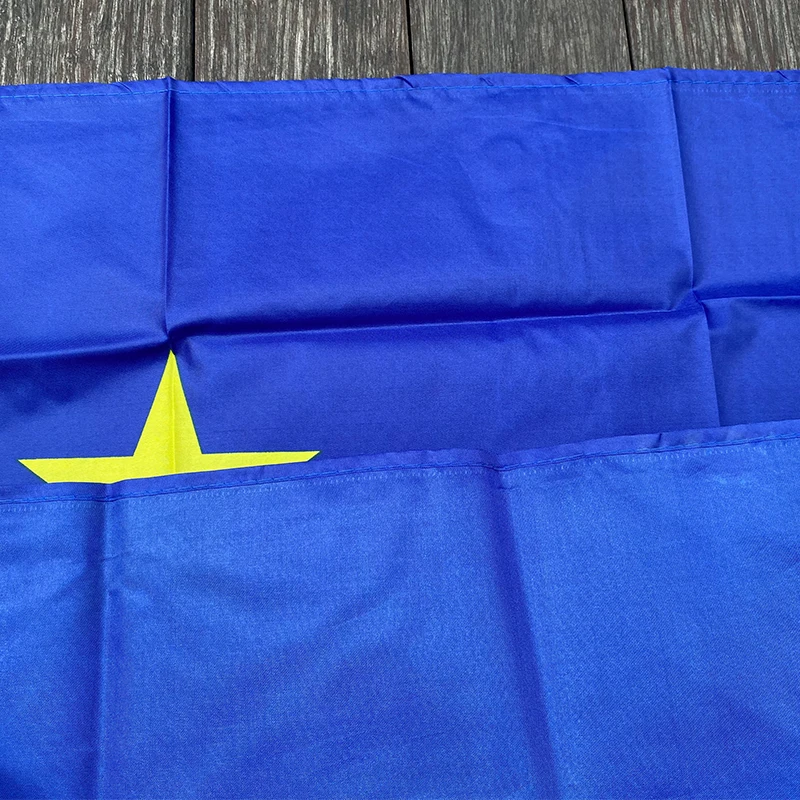 free  shipping  xvggdg 3x5 FTs European Union EU Flag 90*150cm Euro Flag of Europe super-polyester  Council of Euro flag
