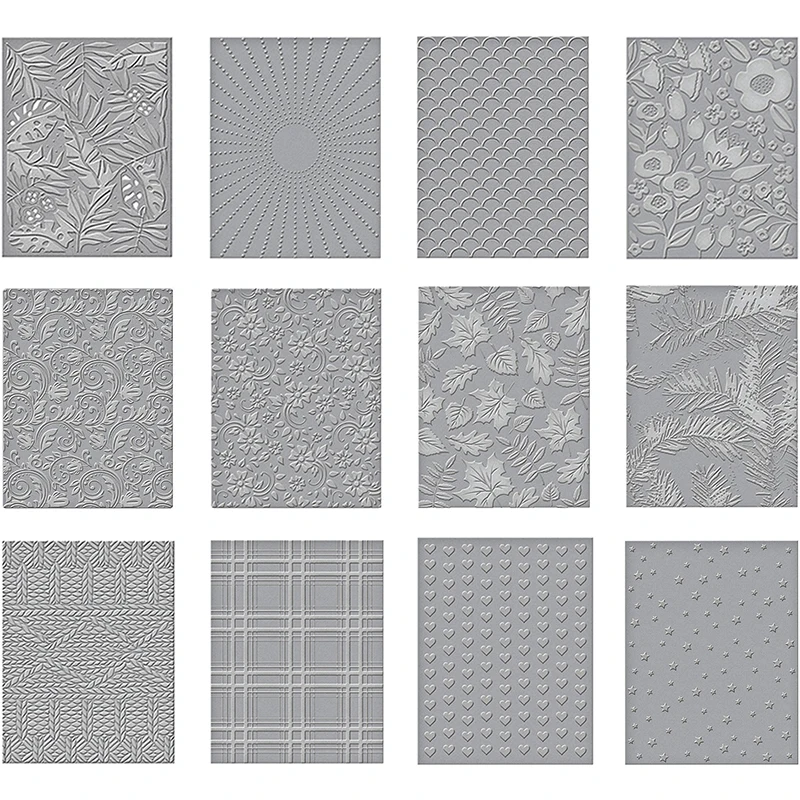 Metal Craft DIY Album Scrapbook 3D Creative Greeting Card Decoration Embossed Folder Suitable For Season Party embossing folder