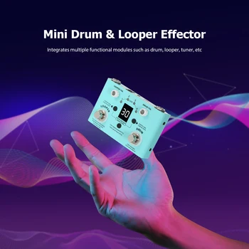 US M-VAVE Mini 2-in-1 Looper & Drum Machine 1