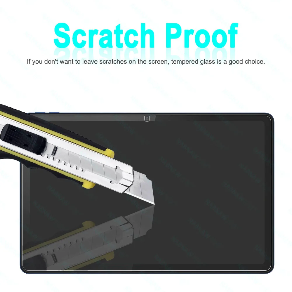 2 Pieces Scratch Proof HD Tempered Glass Screen Protector For OUKITEL OT8 Smart Tablet 11-Inch Screen Protective Film 6