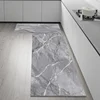Minimalist Kitchen Floor Mat Non-slip Oil-proof Home PVC Leather Waterproof Wipeable Washable Carpet Balcony Rug Ковер Tapis 러그 1